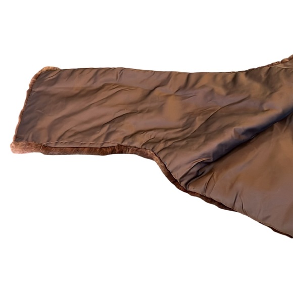 Dunlap Clothes Shop Cincinnati Vintage Mahogany Mink Fur Stole Medium Large - Picture 10 of 14